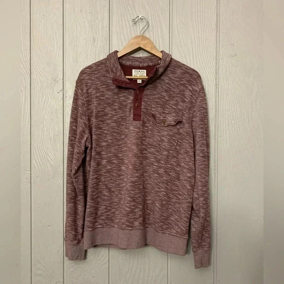 Lucky Brand Other - Lucky brand red burgundy warm long sleeve %100 quality cozy | size XL